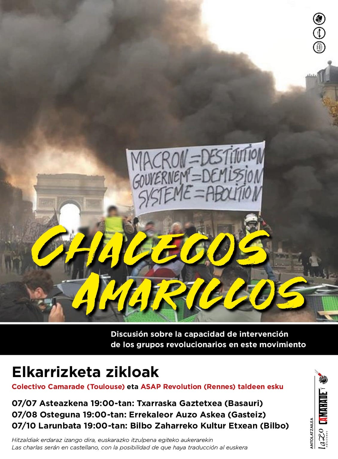 CHALECOS AMARILLOS